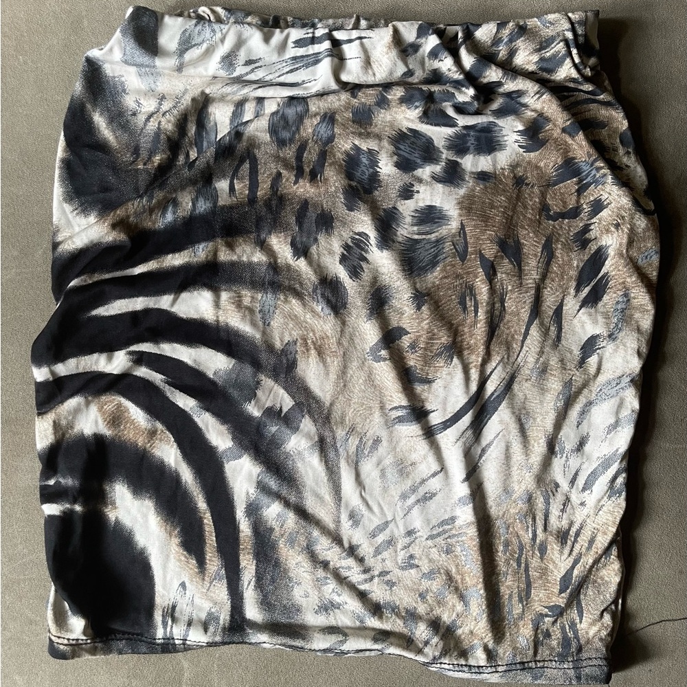 Leopard Print Skirt